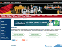 Tablet Screenshot of embajadadealemania.org